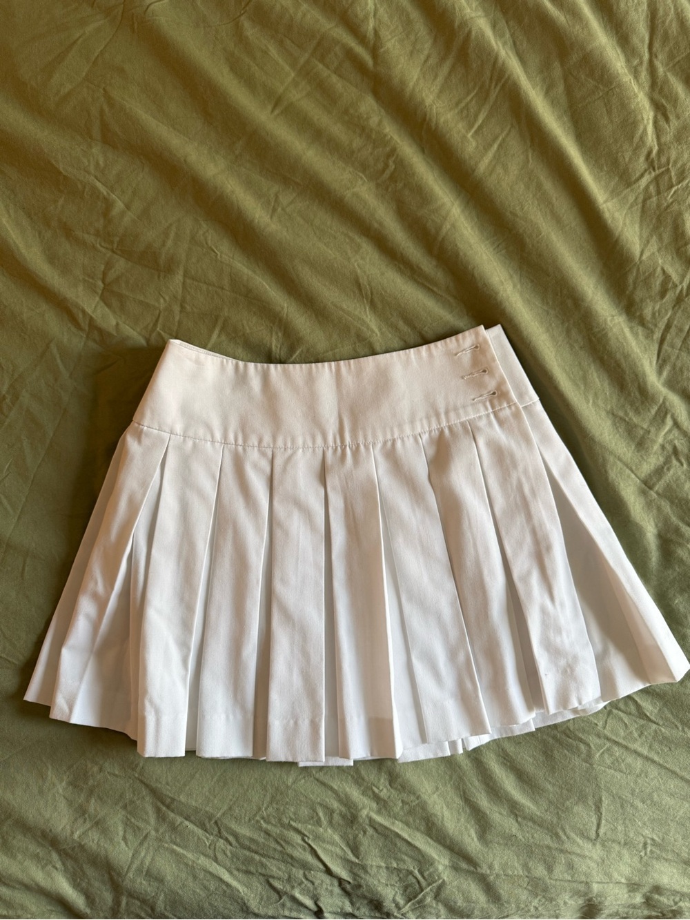 Brooks Brothers Country Club wrap style pleated skirt